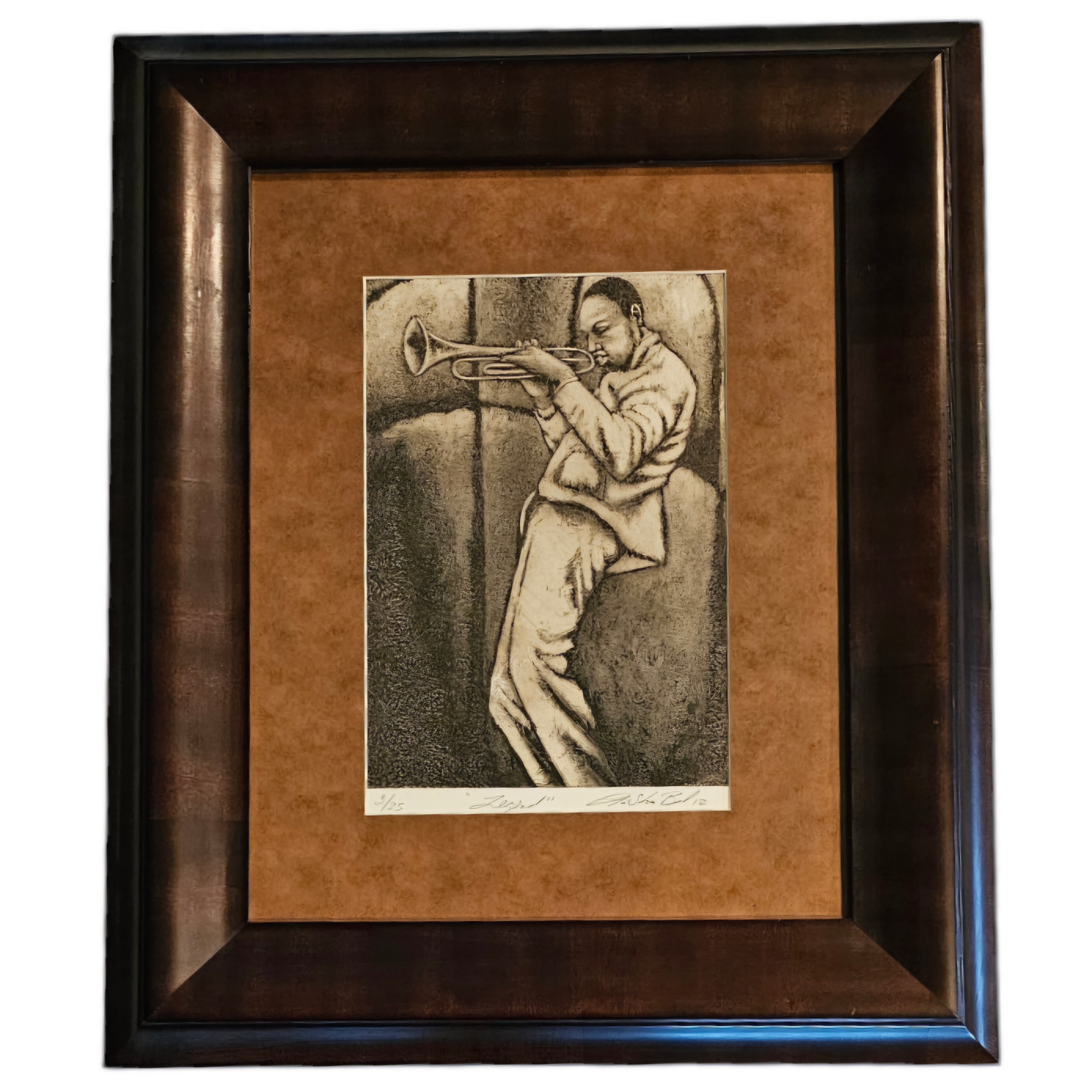 Legend Framed Etching