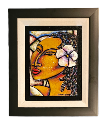 Her Flower #3 Framed Original Art