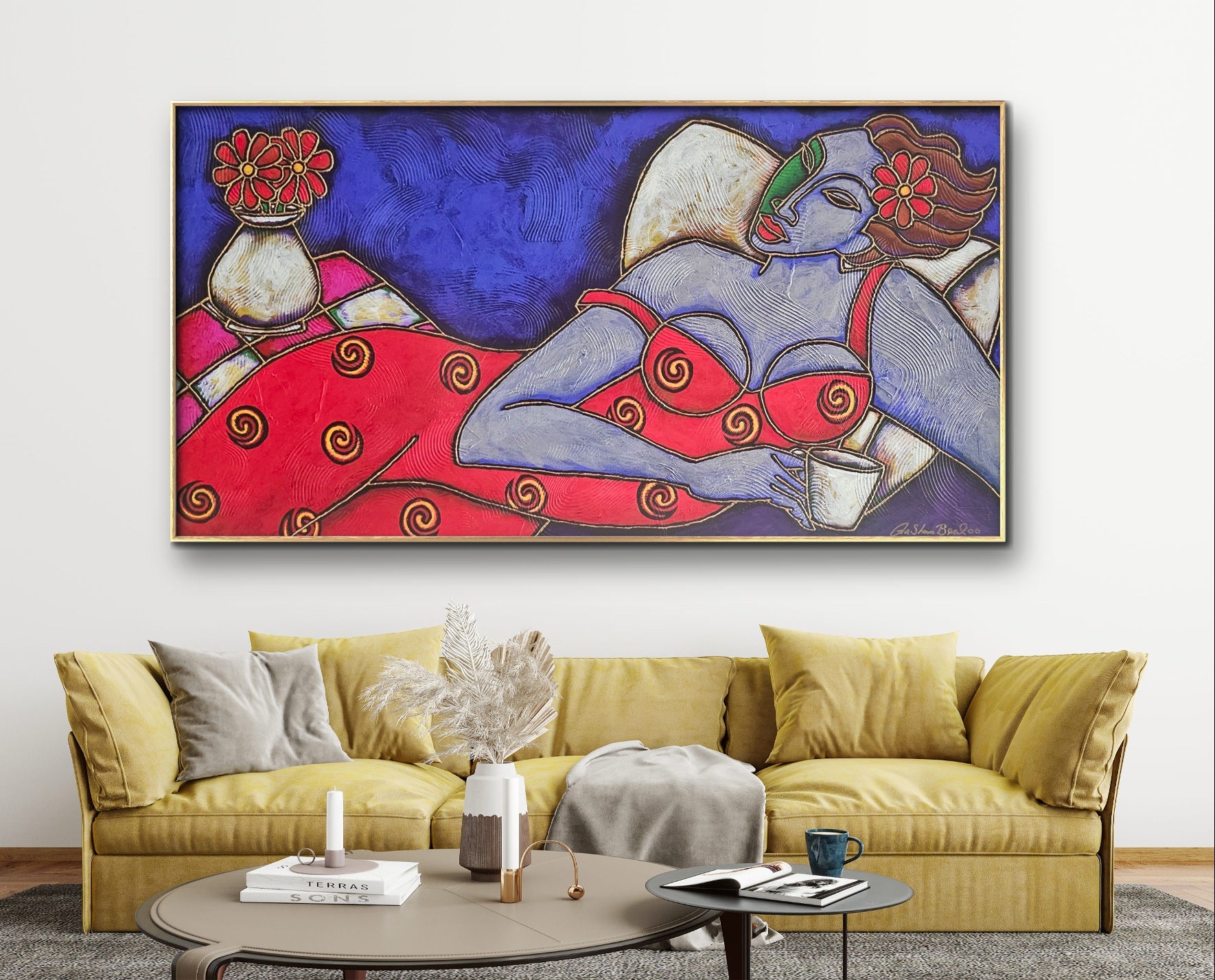 Me Time Giclee on Canvas