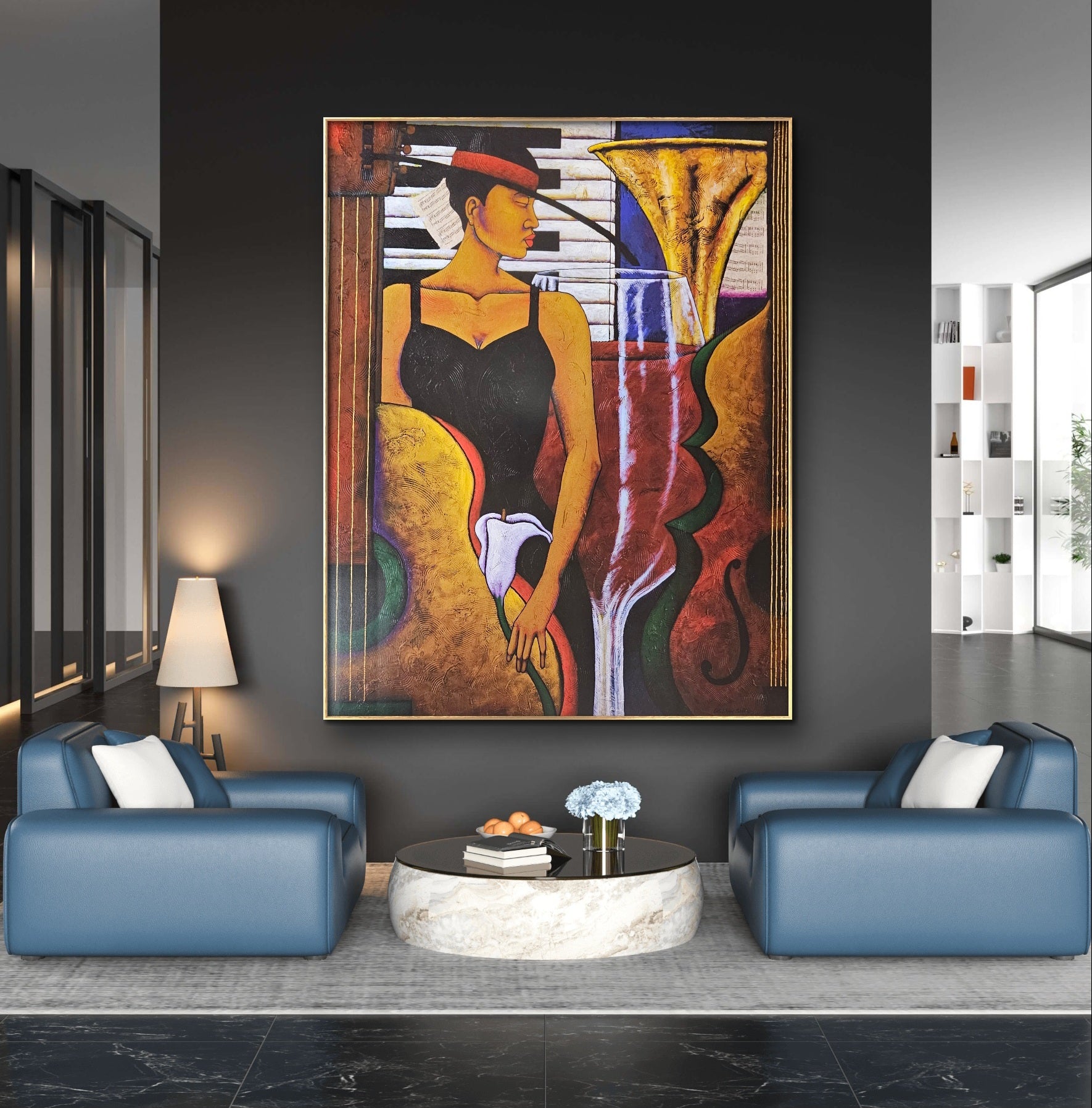 Night Mood Giclee on Canvas